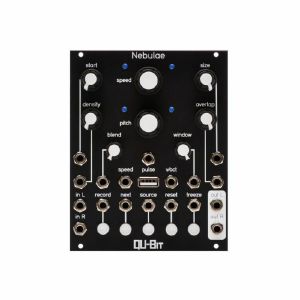Qu-Bit Nebulae v2 Granular Sampler Module (black) (B-STOCK)
