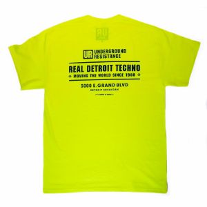 Underground Resistance Workers T-Shirt (neon yellow, medium)