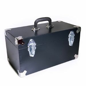 Jazzman Pro Large 7" Vinyl Record Box Flightcase 150 (graphite grey)