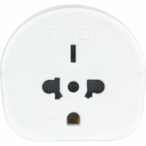 Eagle UK Tourist World To UK Plug-In Travel Adapter (white)