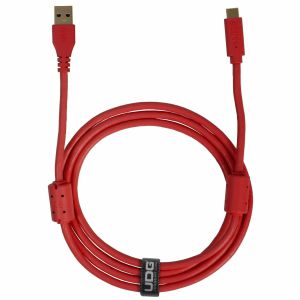 UDG Ultimate Straight USB 3.0 Type C-A Audio Cable (red, 1.5m)