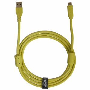 UDG Ultimate Straight USB 3.0 Type C-A Audio Cable (yellow, 1.5m)