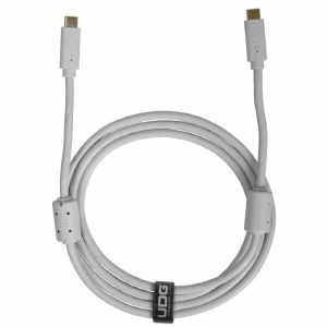 UDG Ultimate Straight USB 3.2 Type C-C Audio Cable (white, 1.5m)