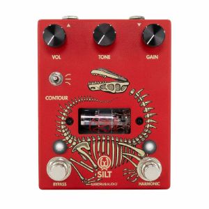 Walrus Audio Silt Harmonic Tube Fuzz Effects Pedal (red)