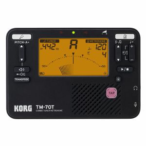 Korg TM-70T Compact Tuner Metronome Combo (black)