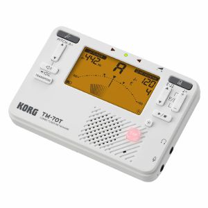 Korg TM-70T Compact Tuner Metronome Combo (white)