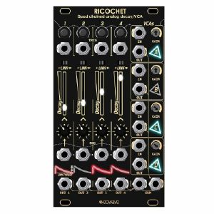 Eowave Ricochet Quad Chained Decay & VCA Module (B-STOCK)