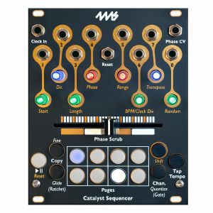 4ms Catalyst Sequencer 8-Channel Clock & Phase-Based CV/Gate Sequencer Module