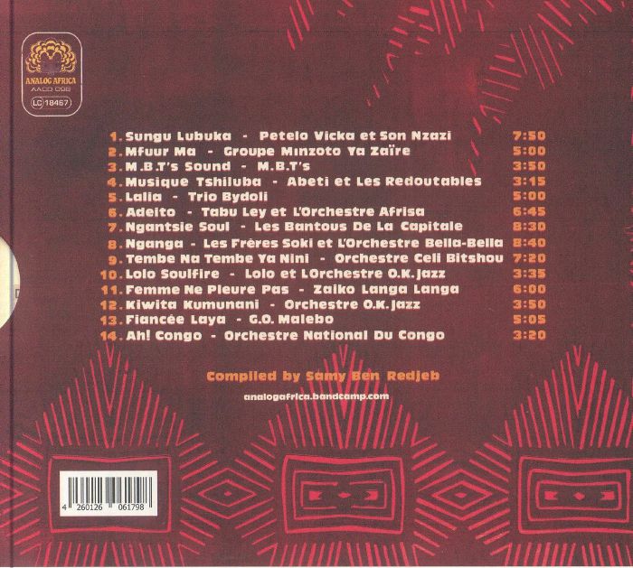 VARIOUS - Congo Funk! Sound Madness From The Shores Of The Mighty Congo River: Kinshasa/Brazzaville 1969-1982