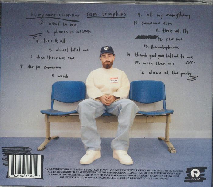 TOMPKINS, Sam - Hi My Name Is Insecure