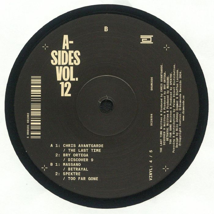 CHRIS AVANTGARDE/BRY ORTEGA/MASSANO/SPEKTRE - A Sides Vol 12 Part IV