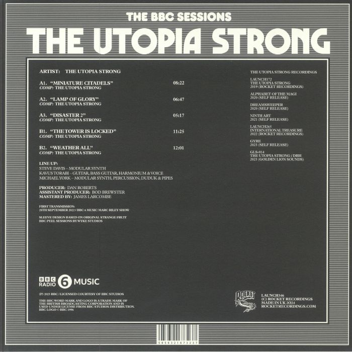 UTOPIA STRONG, The - The BBC Sessions