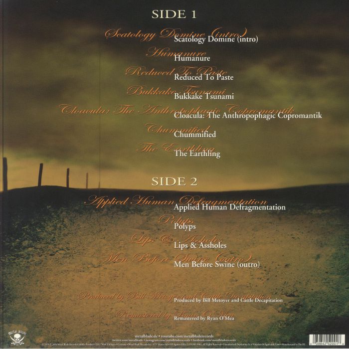 CATTLE DECAPITATION - Humanure (reissue)
