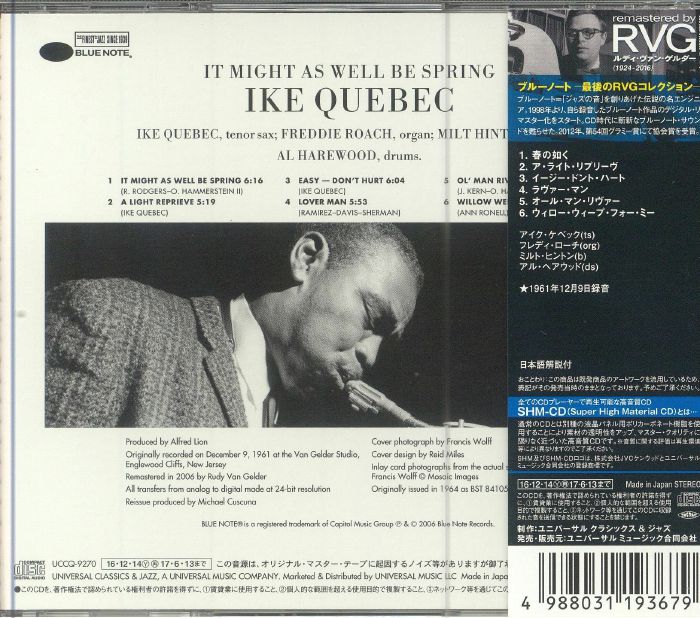 Ike QUEBEC - It Might As Well Be Spring