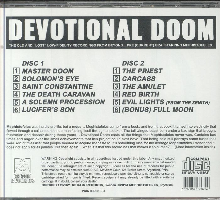 MEPHISTOFELES - Devotional Doom