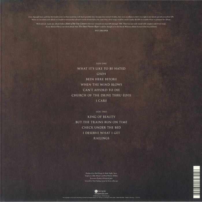 MANSUN The Dead Flowers Reject Vinyl at Juno Records.