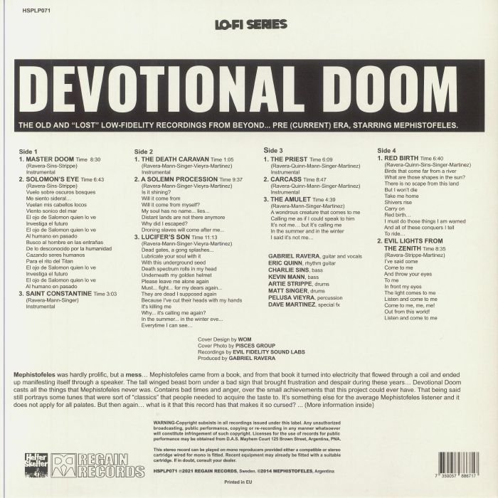 MEPHISTOFELES - Devotional Doom