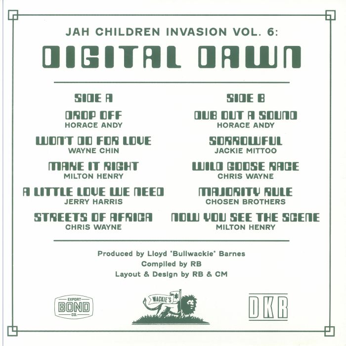 VARIOUS - Jah Children Invasion Vol 6: Digital Dawn Vinyl at