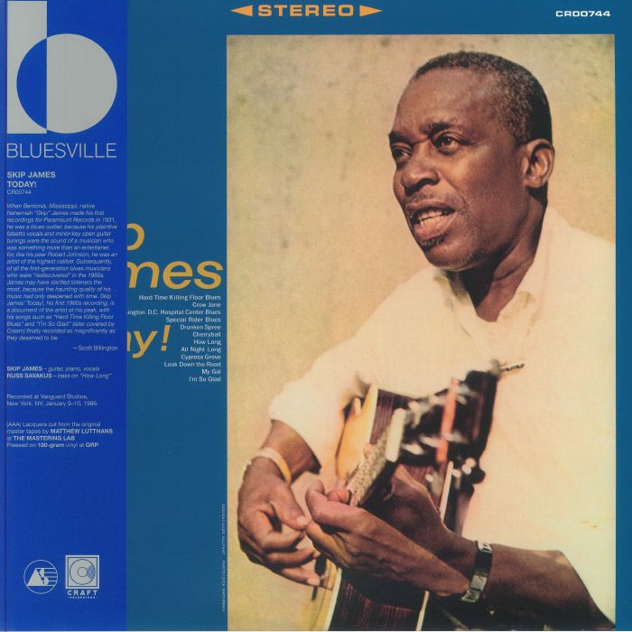 JAMES, Skip - Today! (Bluesville Acoustic Sounds Series)