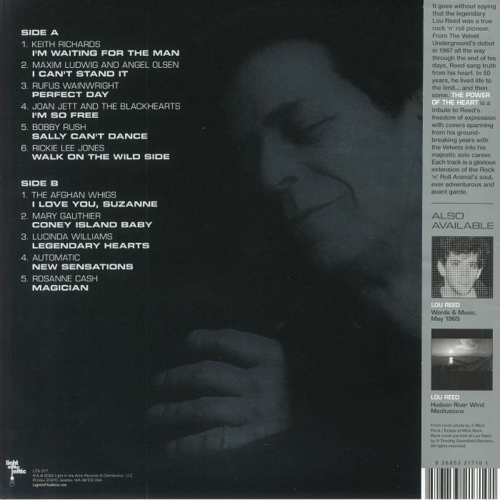 The Power of the Heart Lou Reed レコード THE POWER OF THE HEART: TRIBUTE LOU REED