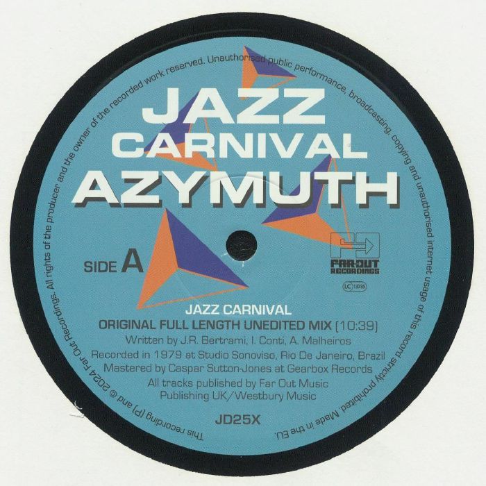 AZYMUTH - Jazz Carnival (Record Store Day RSD 2024)