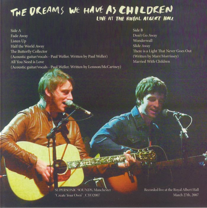 コ*ー様 希少！Noel Gallagher - the dreams we h Noel GALLAGHER - The Dreams We Have: Live At The Royal