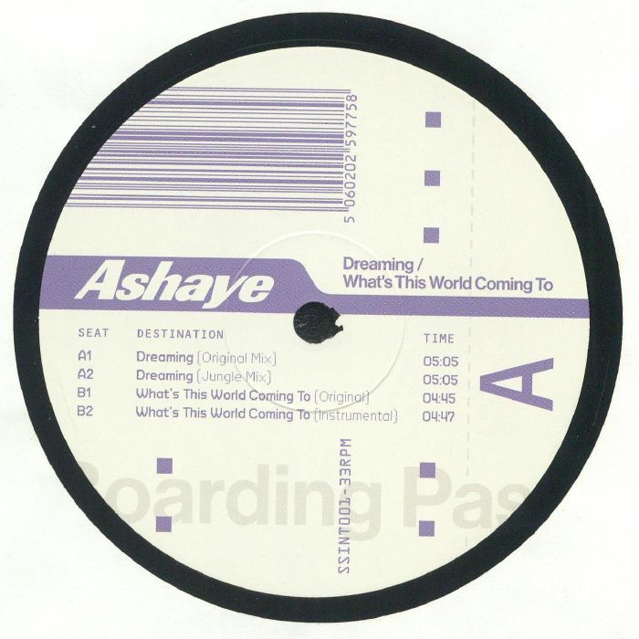ASHAYE - Dreaming (Record Store Day RSD 2024)