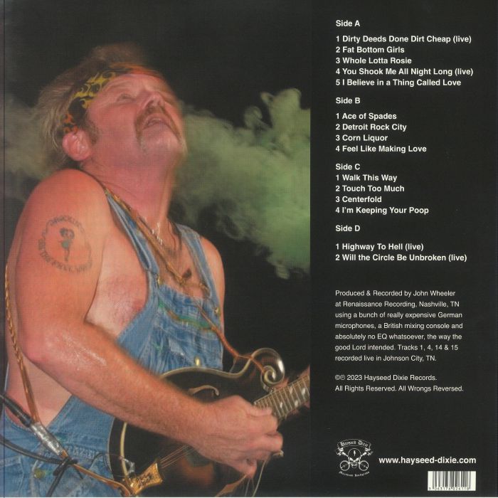 HAYSEED DIXIE - Let There Be Rockgrass (Record Store Day RSD 2024)
