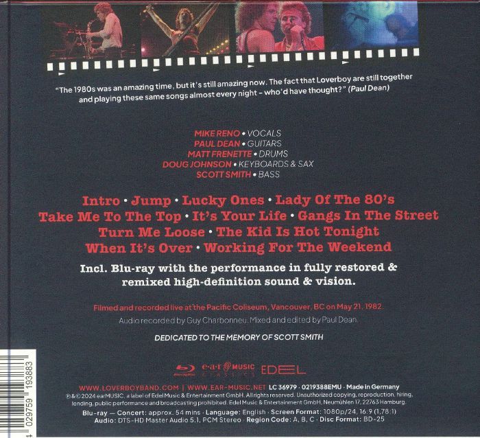 LOVERBOY - Live In '82