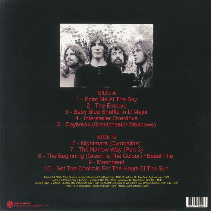 PINK FLOYD - Red The Light Dark The Night