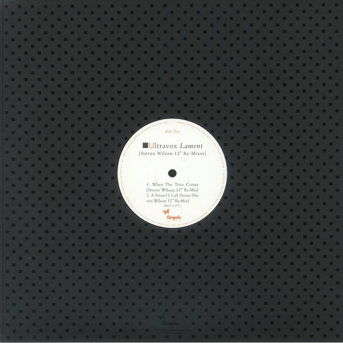 ULTRAVOX - Lament: Steven Wilson 12" Re-Mixes (Record Store Day RSD 2024)
