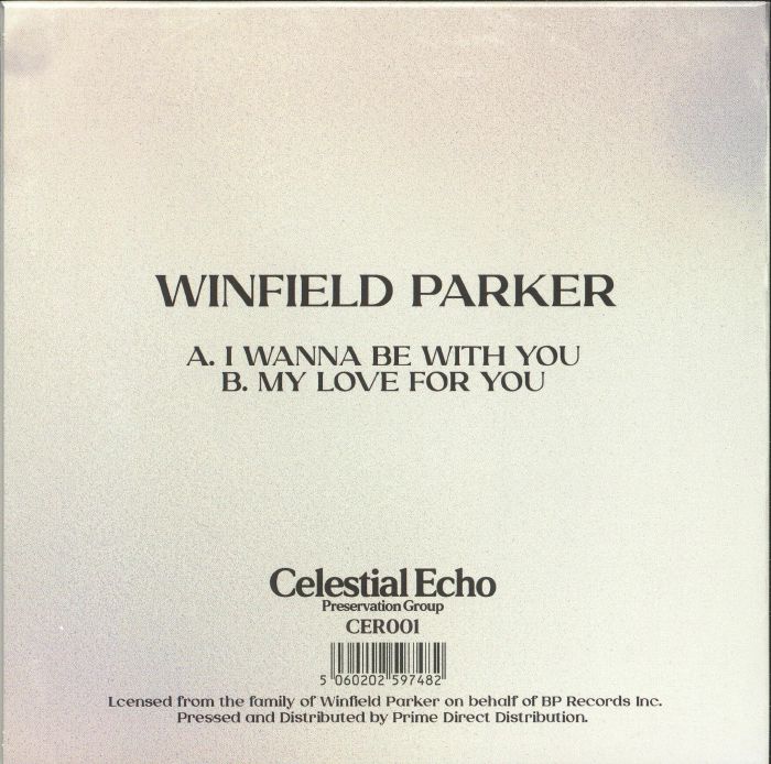 Winfield Parker / I Wanna Be With You b/w My Love For You (RSD2024) Winfield Parker / I Wanna Be With You b/w My Love For You (RSD2024)