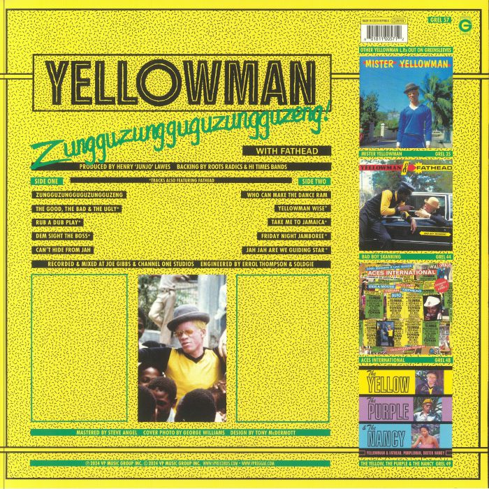 YELLOWMAN - Zungguzungguguzungguzeng! (Record Store Day RSD 2024)
