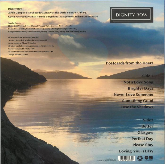 DIGNITY ROW - Postcards From The Heart