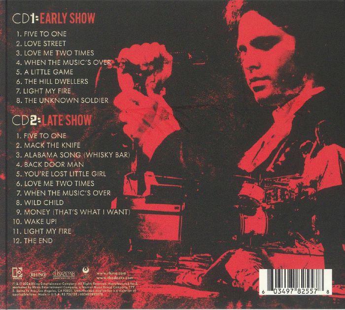 DOORS, The - Live At Konserthuset Stockholm September 20 1968 (Record Store Day RSD 2024)