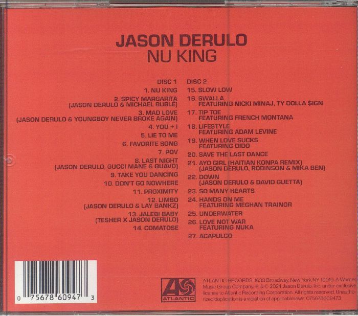 DERULO, Jason - Nu King