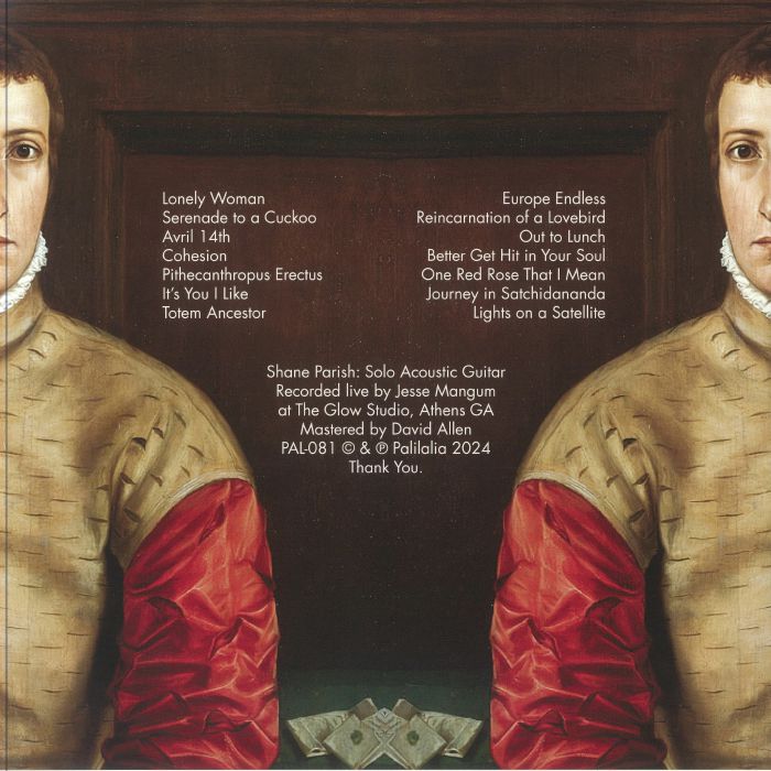 PARISH, Shane - Repertoire