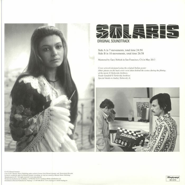 Edward ARTEMIEV - Solaris (Soundtrack) (reissue)