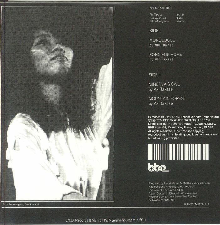 AKI TAKASE TRIO - Song For Hope