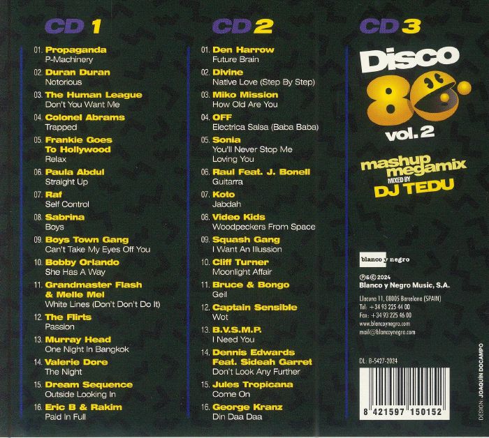DJ TEDU/VARIOUS - Disco 80 Vol 2