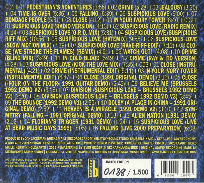 CAMOUFLAGE - Bodega Bohemia (30th Anniversary Edition)