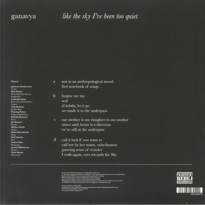 GANAVYA - Like The Sky I've Been Too Quiet