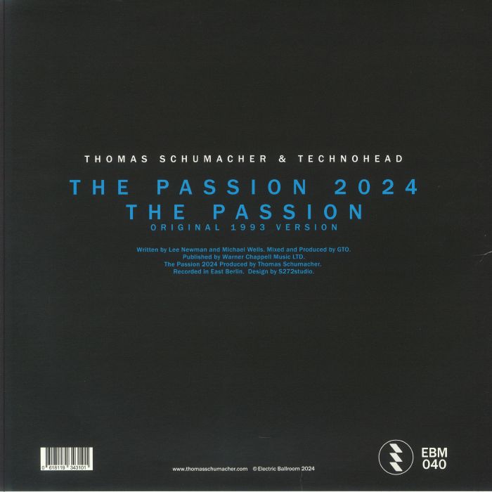 Thomas Schumacher Technohead The Passion 2024 Vinyl At Juno Records