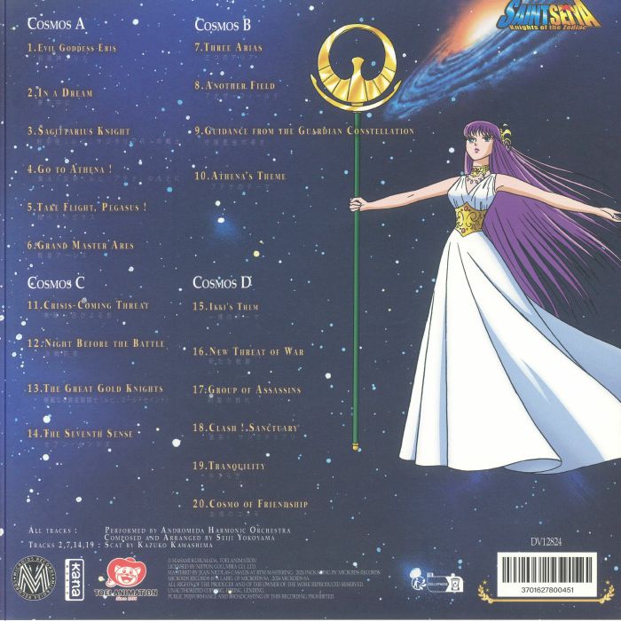 YOKOYAMA, Seiji - Music Collection Vol 2: Saint Seiya Knights Of The Zodiac (Soundtrack)