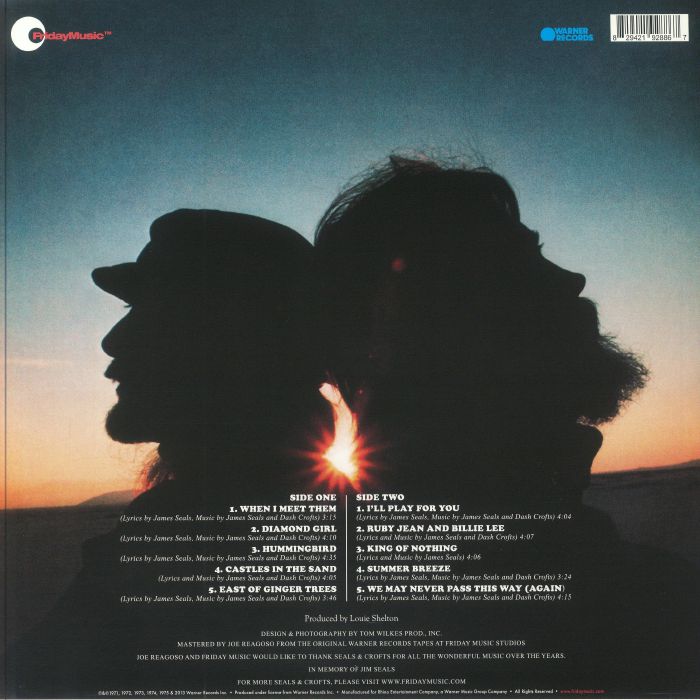 SEALS & CROFTS Seals & Crofts Greatest Hits Vinyl at Juno Records.