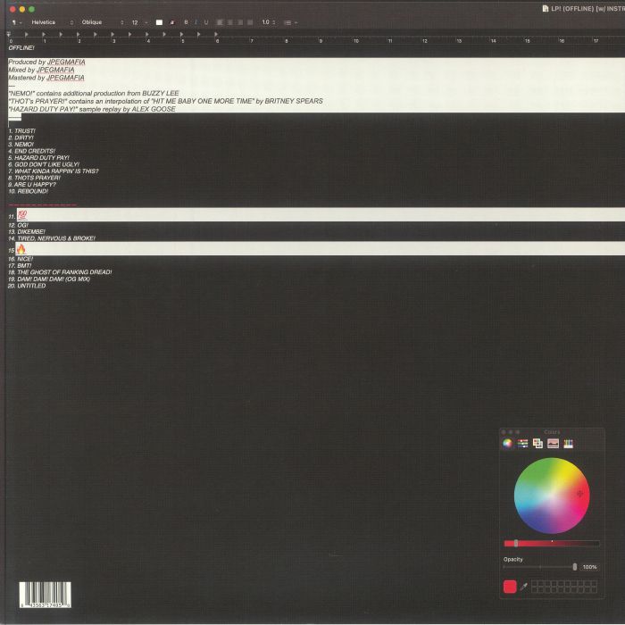 JPEGMAFIA - LP!
