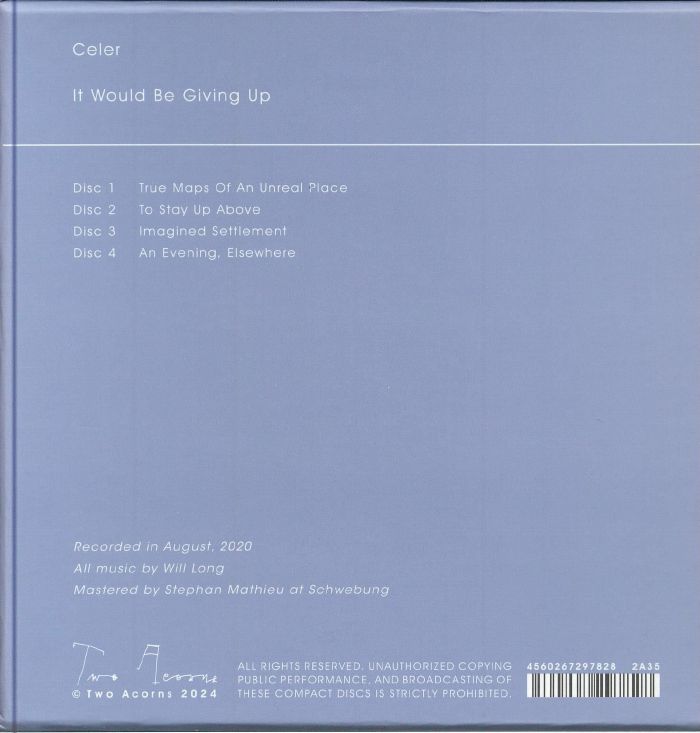 CELER - It Would Be Giving Up