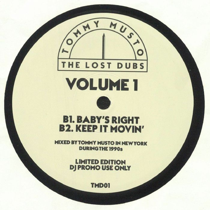 MUSTO, Tommy - The Lost Dubs Vol 1