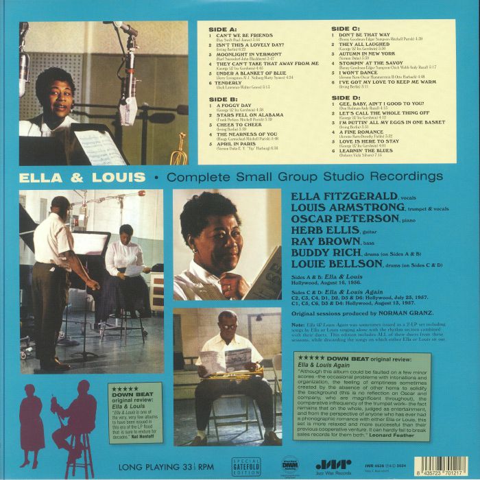 FITZGERALD, Ella/LOUIS ARMSTRONG - Ella & Louis: Complete Small Group Studio Recordings (Special Edition)
