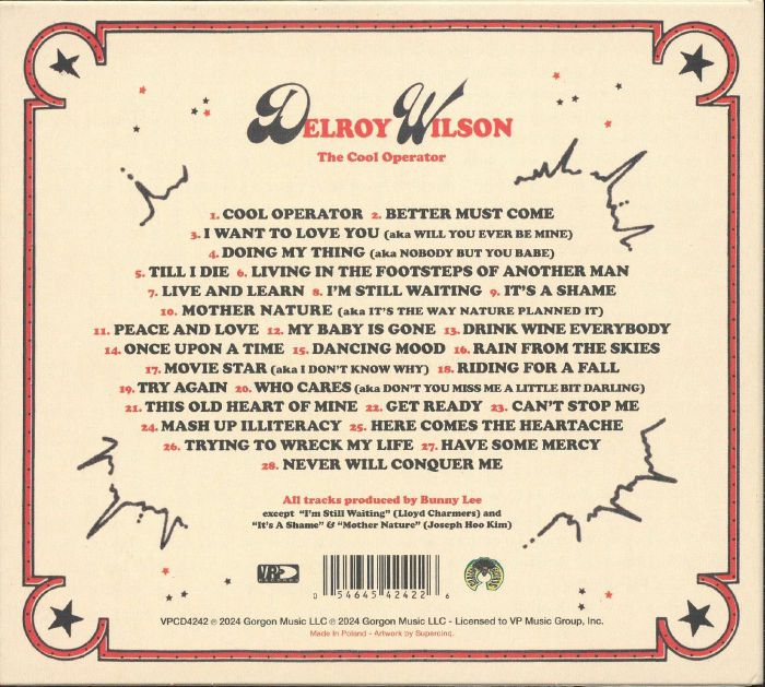 Delroy WILSON - Cool Operator CD at Juno Records.